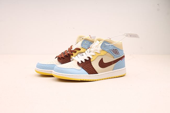 Air Jordan 1 Mid SE Fearless Maison Chateau Rouge CU2803-200 - 1