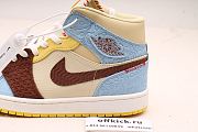 Air Jordan 1 Mid SE Fearless Maison Chateau Rouge CU2803-200 - 2