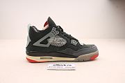 OFF-WHITE x Air Jordan 4 “Bred” CV9388-001 - 3