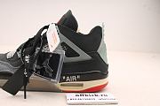 OFF-WHITE x Air Jordan 4 “Bred” CV9388-001 - 4