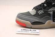 OFF-WHITE x Air Jordan 4 “Bred” CV9388-001 - 5