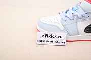 Air Jordan 1 Mid Half Blue Polka Dot Swoosh (GS) 555112-400 - 6