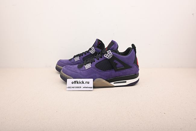 Air Jordan 4 Retro Travis Scott Purple 766296 LN4 - 1