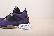 Air Jordan 4 Retro Travis Scott Purple 766296 LN4 - 4
