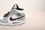 Air Jordan 1 Mid Light Smoke Grey (GS) 554725092 - 5