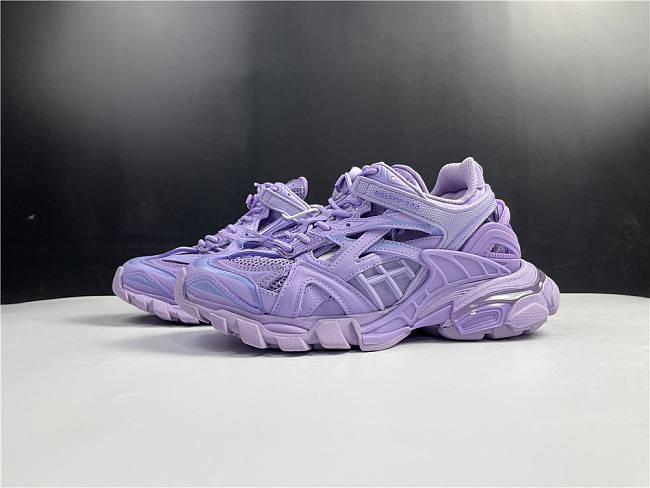 Balenciaga Track 2.0 Sneaker in light purple mesh and nylon 568615W3AG15310 - 1