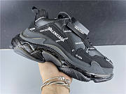 Balenciaga Triple S Allover Logo Black  536737 W2FA1 1090 - 3