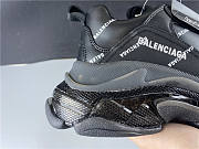 Balenciaga Triple S Allover Logo Black  536737 W2FA1 1090 - 2