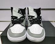 Nike Air Jordan 1 Mid Light Smoke Grey  554724-092 - 5
