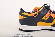 Nike Dunk Low Off-White University Gold Midnight Navy CT0856-700 - 4
