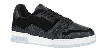 Louis Vuitton Trainer Black Monogram 1A8PUA