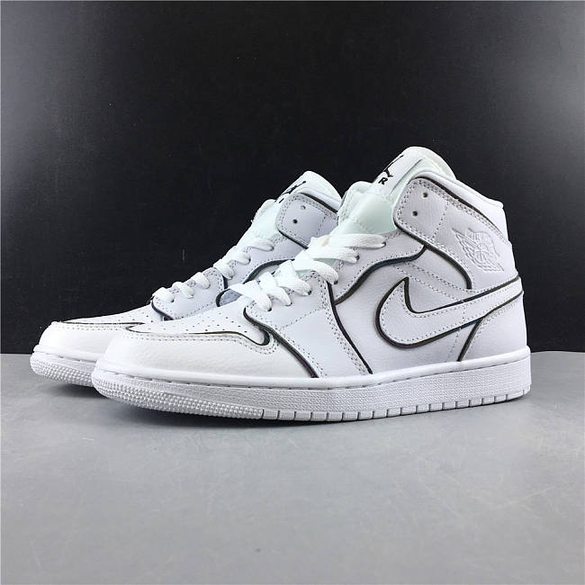 Air Jordan 1 Mid Iridescent Reflective White (W) CK6587100 - 1