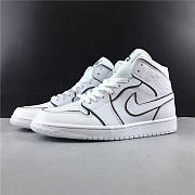 Air Jordan 1 Mid Iridescent Reflective White (W) CK6587100 - 1