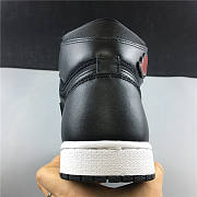 Nike Air Jordan 1 Retro High Black Satin Gym Red 555088-060 - 2