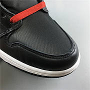 Nike Air Jordan 1 Retro High Black Satin Gym Red 555088-060 - 3