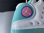 Nike Air Jordan 13 Retro White Soar Green Pink (GS) 439358-100 - 2