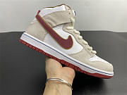 Nike SB Dunk High Sail Bright Crimson CV9499-100 - 4