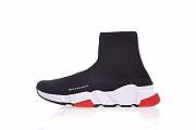 Balenciaga Speed Stretch-Knit Black Red 494371 W05G 1000 - 1