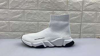 Balenciaga Speed Trainer Mid 'White Black' Godkiller 494371W05G09000