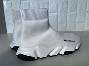 Balenciaga Speed Trainer Mid 'White Black' Godkiller 494371W05G09000 - 3