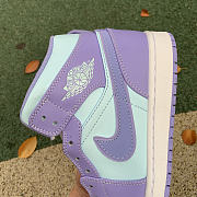 Air Jordan 1 Mid Purple Aqua 554724-500 - 3