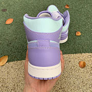 Air Jordan 1 Mid Purple Aqua 554724-500 - 4