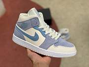 Air Jordan 1 Mid Mixed Textures Blue  DA4666-100 - 4