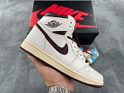  Air Jordan 1 High OG Sail / Burgundy Crush DO7097-100 - 2