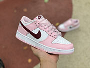 Nike Dunk Low Pink Foam Red White (GS) CW1590-601 - 2