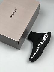 Balenciaga Speed Graffiti Trainers Black 605972W05GE1006 - 6