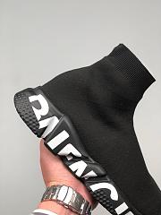 Balenciaga Speed Graffiti Trainers Black 605972W05GE1006 - 5