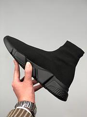 Balenciaga Speed Graffiti Trainers Black 605972W05GE1006 - 4