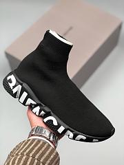 Balenciaga Speed Graffiti Trainers Black 605972W05GE1006 - 3