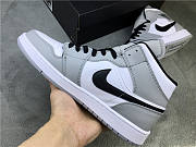 Air Jordan 1 Mid Light Smoke Grey 554724-092 - 2