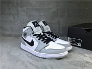 Air Jordan 1 Mid Light Smoke Grey 554724-092 - 3