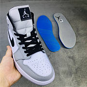 Air Jordan 1 Mid Light Smoke Grey 554724-092 - 4