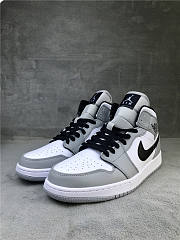 Air Jordan 1 Mid Light Smoke Grey 554724-092 - 6