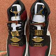 Air Jordan 1 Mid Wine Red Black White CZ4385-016 - 4