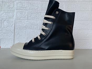 Rick Owens Leather Ramones Sneakers RU21S6890