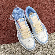 Travis Scott x Air Jordan 1 Low Blue White Shoes DM7866-148 - 2