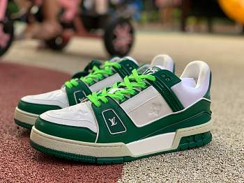 Louis Vuitton LV Trainer Green 1A8127