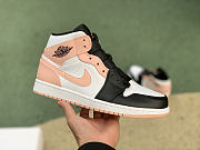 Air Jordan 1 Mid Arctic Orange Black Toe 554724-133 - 2