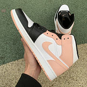 Air Jordan 1 Mid Arctic Orange Black Toe 554724-133 - 4