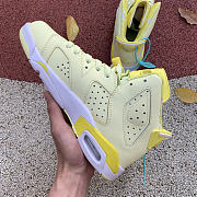 Air Jordan 6 Retro Dynamic Yellow Floral (GS) 543390-800 - 4