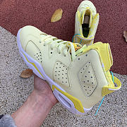 Air Jordan 6 Retro Dynamic Yellow Floral (GS) 543390-800 - 5