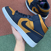  Nike Air Jordan 1 Mid SE Premium 'Stain Gold' 852542-401 - 3