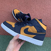  Nike Air Jordan 1 Mid SE Premium 'Stain Gold' 852542-401 - 4