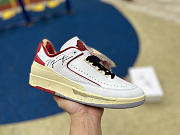 Air Jordan 2 Retro Low SP Off-White White Red  DJ4375-106 - 2