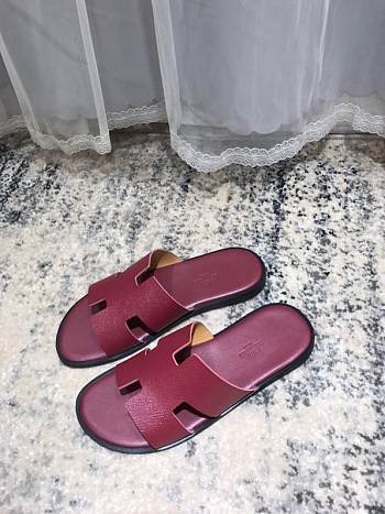 Hermes Slipper Red
