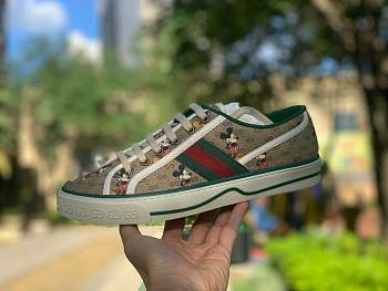 Gucci Ace Embroide Red Low 602129 AY070 9591